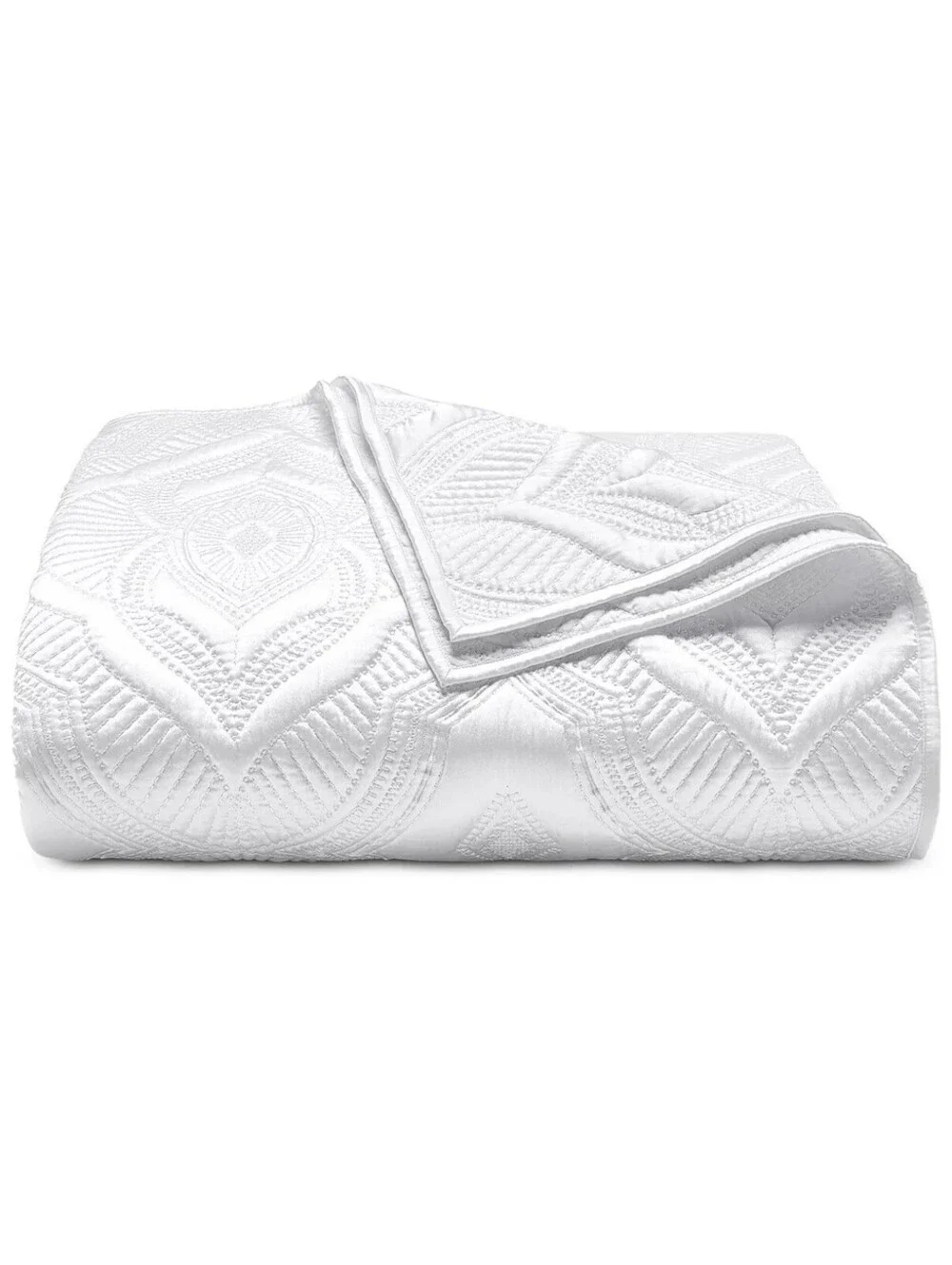 New Hotel Collection KING Size Classic Medallion Coverlet Quilted Comforter